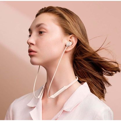 Беспроводные наушники Huawei Freelace Pro (дымчатый белый)