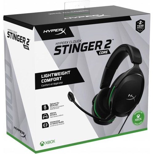 Игровые наушники HyperX CloudX Stinger 2 Core Xbox (черный)