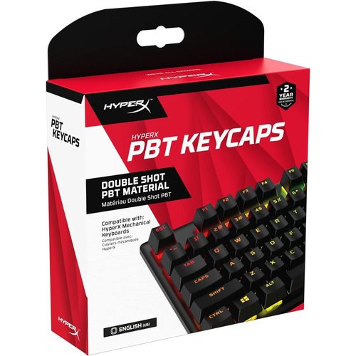 HyperX PBT Keycaps double shot (черный)