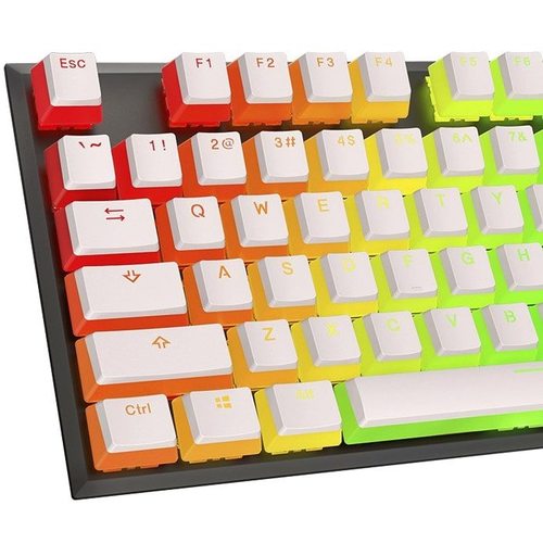 Набор кейкапов HyperX Pudding PBT Keycaps double shot (белый)