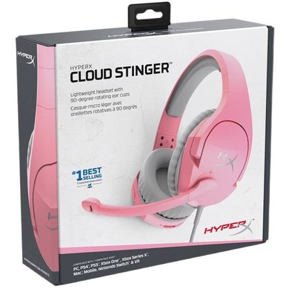 Игровые наушники HyperX Cloud Stinger (розовый)