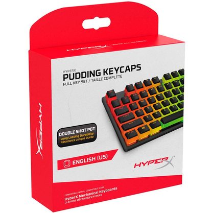 Набор кейкапов HyperX Pudding Keycaps (черный) HyperX