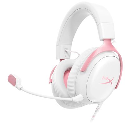 Наушники HyperX Cloud III (белый/розовый)