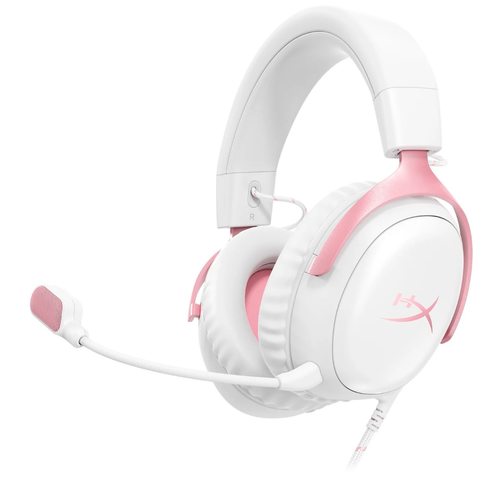 Наушники HyperX Cloud III (белый/розовый)
