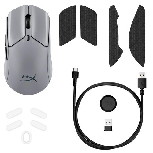 Игровая мышка HyperX Pulsefire Haste 2 PRO 4K Wireless (серый)