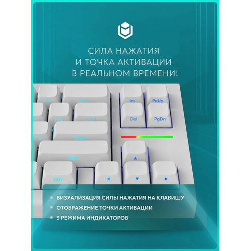 Игровая клавиатура IO by Red Square Type 68 Magnetic Pro Wireless (io2051) (белый)