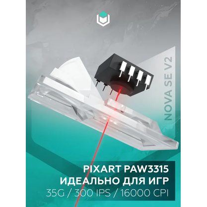 Игровая мышка IO by Red Square Nova SE V2 (io1011) (белый)