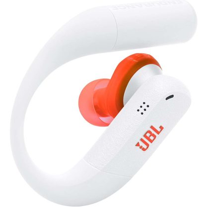 Наушники JBL Endurance Peak 4 (белый/оранжевый)