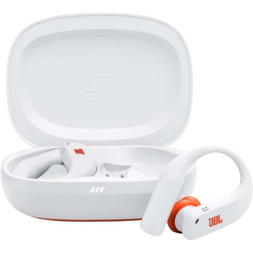Наушники JBL Endurance Peak 4 (белый/оранжевый)