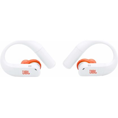 Наушники JBL Endurance Peak 4 (белый/оранжевый)