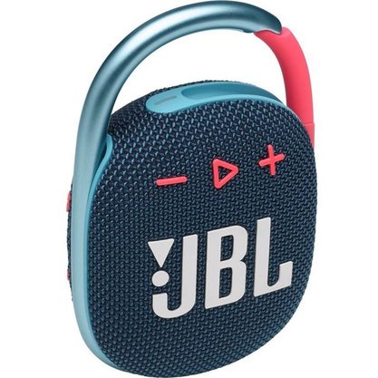 Портативная колонка JBL Clip 4 (синий-розовый)