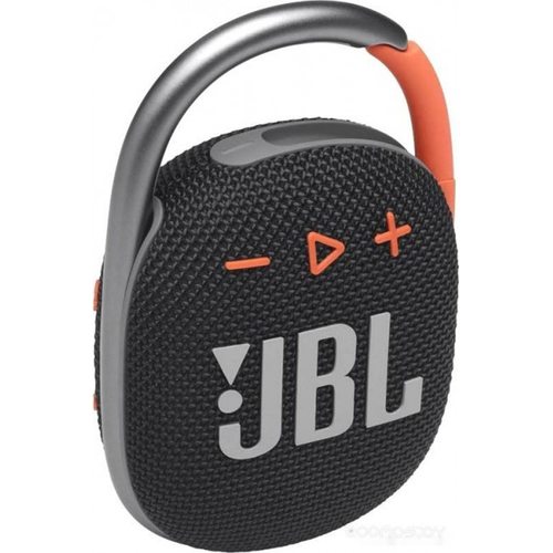 Беспроводная колонка JBL Clip 4 (черный-оранжевый)