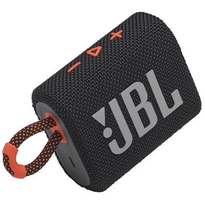 Портативная колонка JBL Go3 (черный/оранжевый)