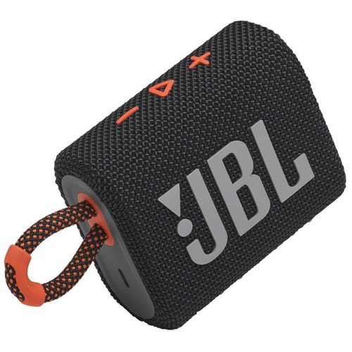 Портативная колонка JBL Go3 (черный/оранжевый)