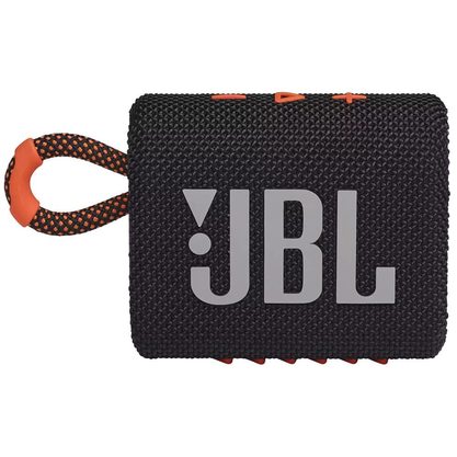 Портативная колонка JBL Go3 (черный/оранжевый)