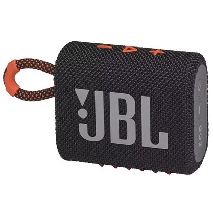 Портативная колонка JBL Go3 (черный/оранжевый)