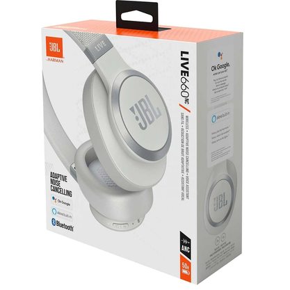 Беспроводные наушники JBL Live 660NC (белый)