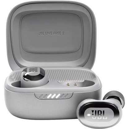 Беспроводные наушники JBL Live Free II (серебристый)