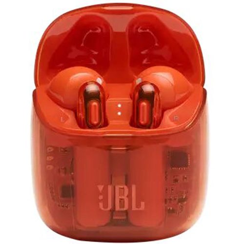 Беспроводные наушники JBL T225 TWS Ghost Edition (оранжевый)