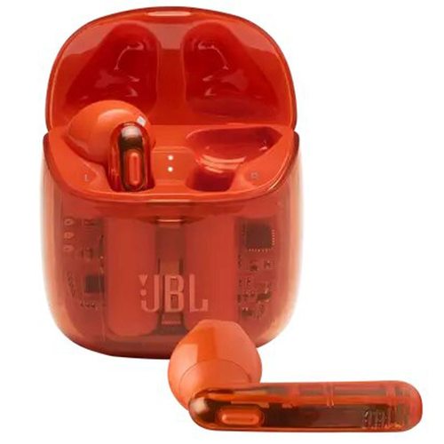 Беспроводные наушники JBL T225 TWS Ghost Edition (оранжевый)