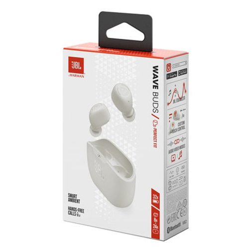 Беспроводные наушники JBL Vibe Buds (белый)