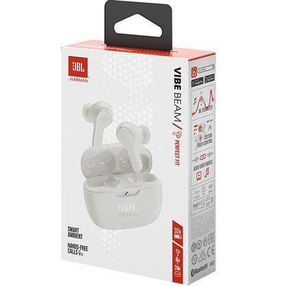 Беспроводные наушники JBL Wave Beam (белый)