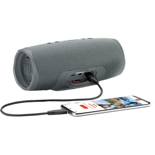 Беспроводная колонка JBL Charge 4 (серый)