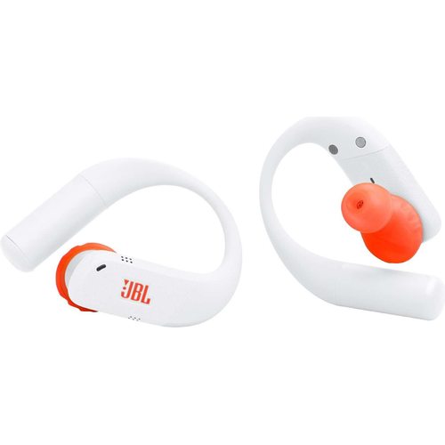 Наушники JBL Endurance Peak 4 (белый/оранжевый)