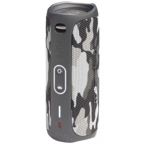 Беспроводная колонка JBL Flip 5 (черно-белый камуфляж)