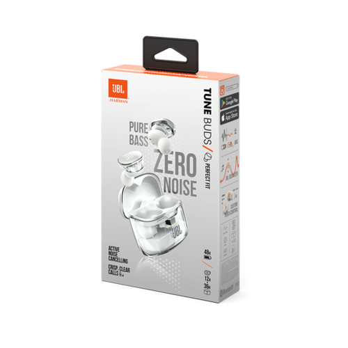 Беспроводные наушники JBL Tune Buds Ghost Edition (белый)