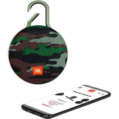 Беспроводная колонка JBL Clip 3 (камуфляж)
