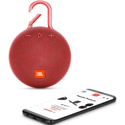 Беспроводная колонка JBL Clip 3 (красный)