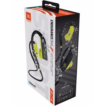 Беспроводные наушники JBL Endurance Dive (черный/желтый)