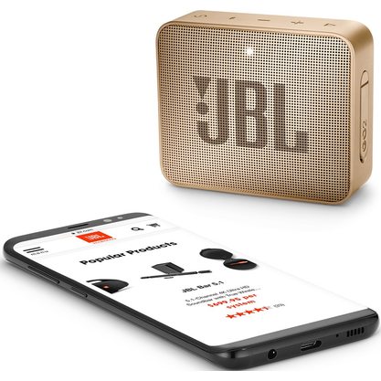 Беспроводная колонка JBL Go 2 (шампань)