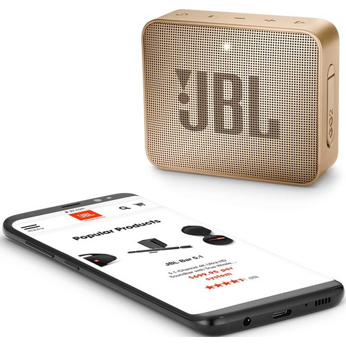 Беспроводная колонка JBL Go 2 (шампань)