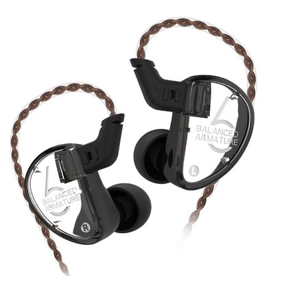 Наушники KZ Acoustics AS06 (без микрофона)