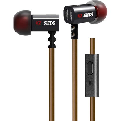 Наушники KZ Acoustics ED9 с микрофоном (черный)