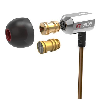 Наушники KZ Acoustics ED9 с микрофоном (черный)