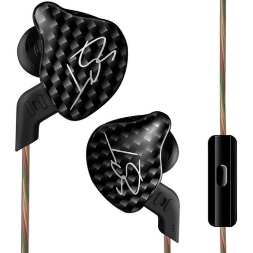 Наушники KZ Acoustics ZST c микрофоном (черный)