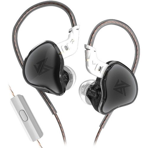 Наушники KZ EDC с микрофоном (черный)