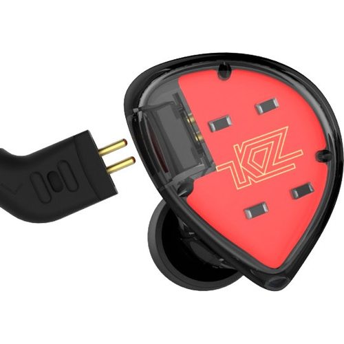 Наушники KZ ES4 Mic (черный)