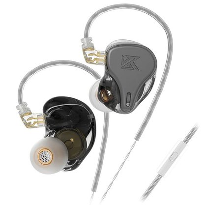 Наушники KZ Acoustics DQ6s с микрофоном (серый)