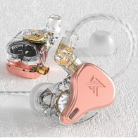 KZ Acoustics DQ6s с микрофоном (розовый)