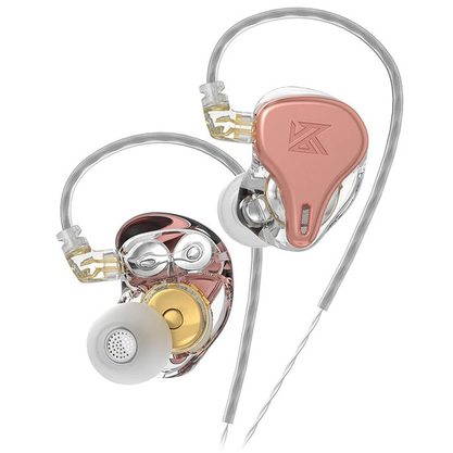 Наушники KZ Acoustics DQ6s без микрофона (розовый)
