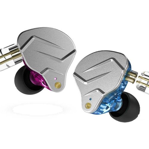 Наушники KZ Acoustics ZSN Pro с микрофоном (фиолетовый)