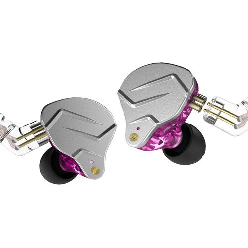 Наушники KZ Acoustics ZSN Pro с микрофоном (фиолетовый)