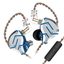 Наушники KZ Acoustics ZS10 Pro с микрофоном (блики синего)