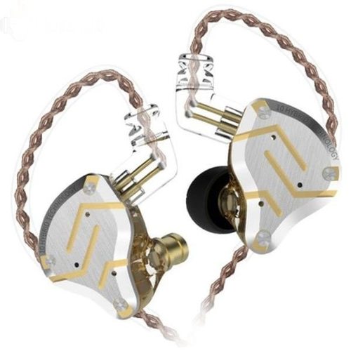 Наушники KZ Acoustics ZS10 Pro без микрофона (блики золотого)