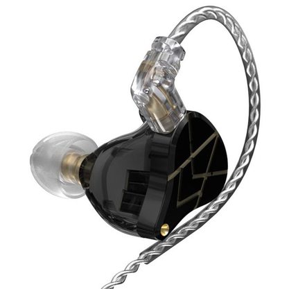 Наушники KZ Acoustics ASX с микрофоном (черный)
