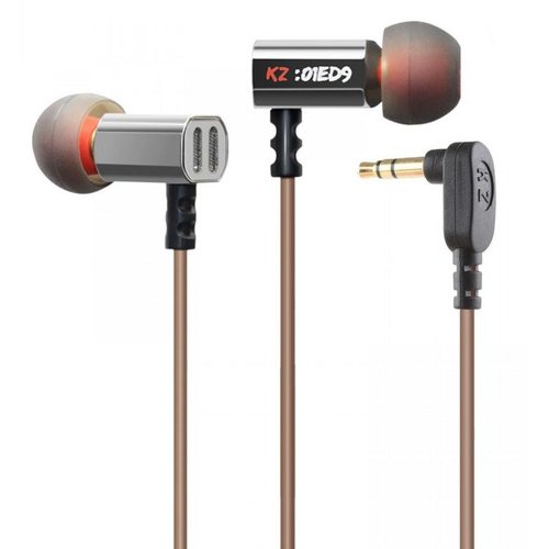 Наушники KZ Acoustics ED9 без микрофона (серебристый)